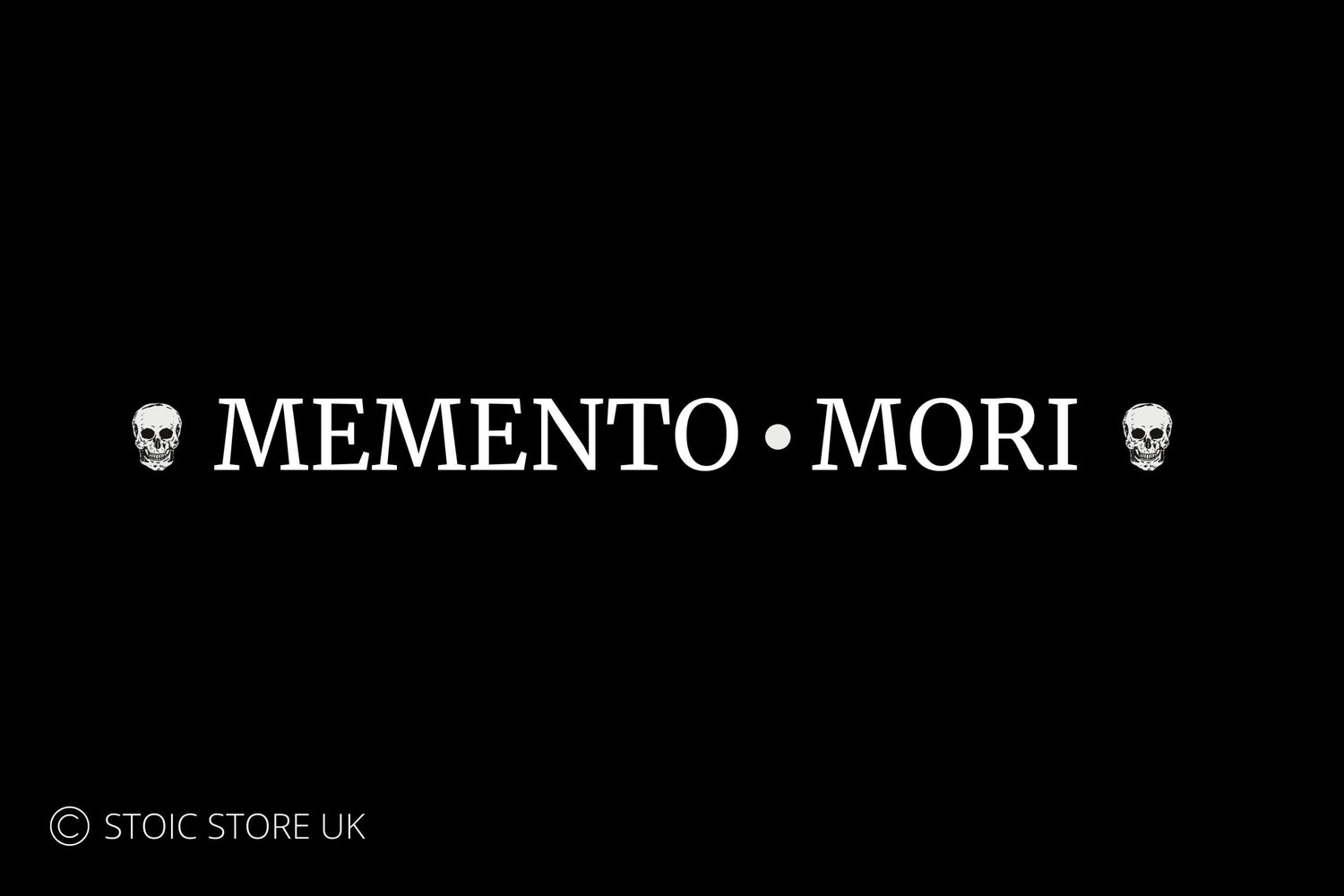 MEMENTO MORI TEXT RING (copyrighted)