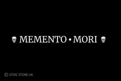 MEMENTO MORI TEXT RING (copyrighted)